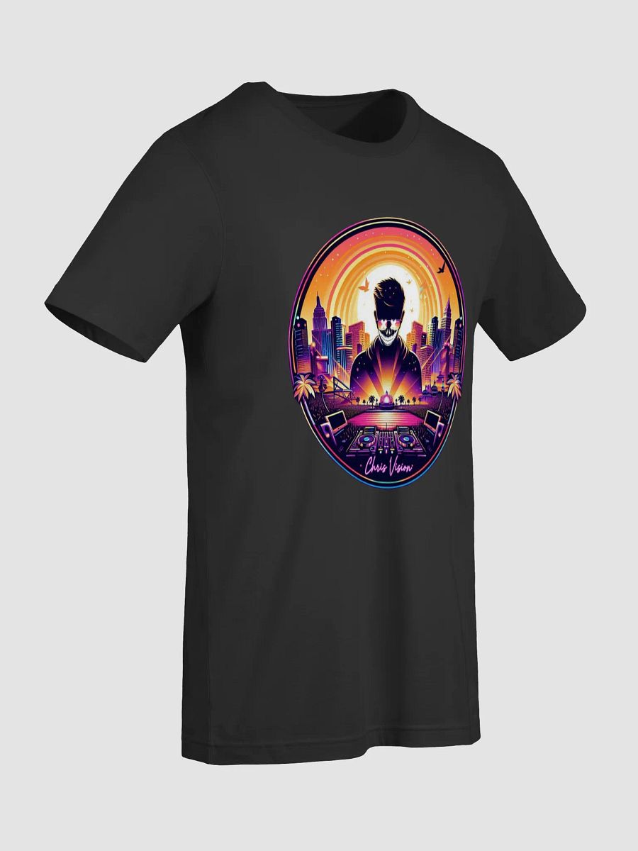Neon City DJ Sunset T-Shirt product image (92)