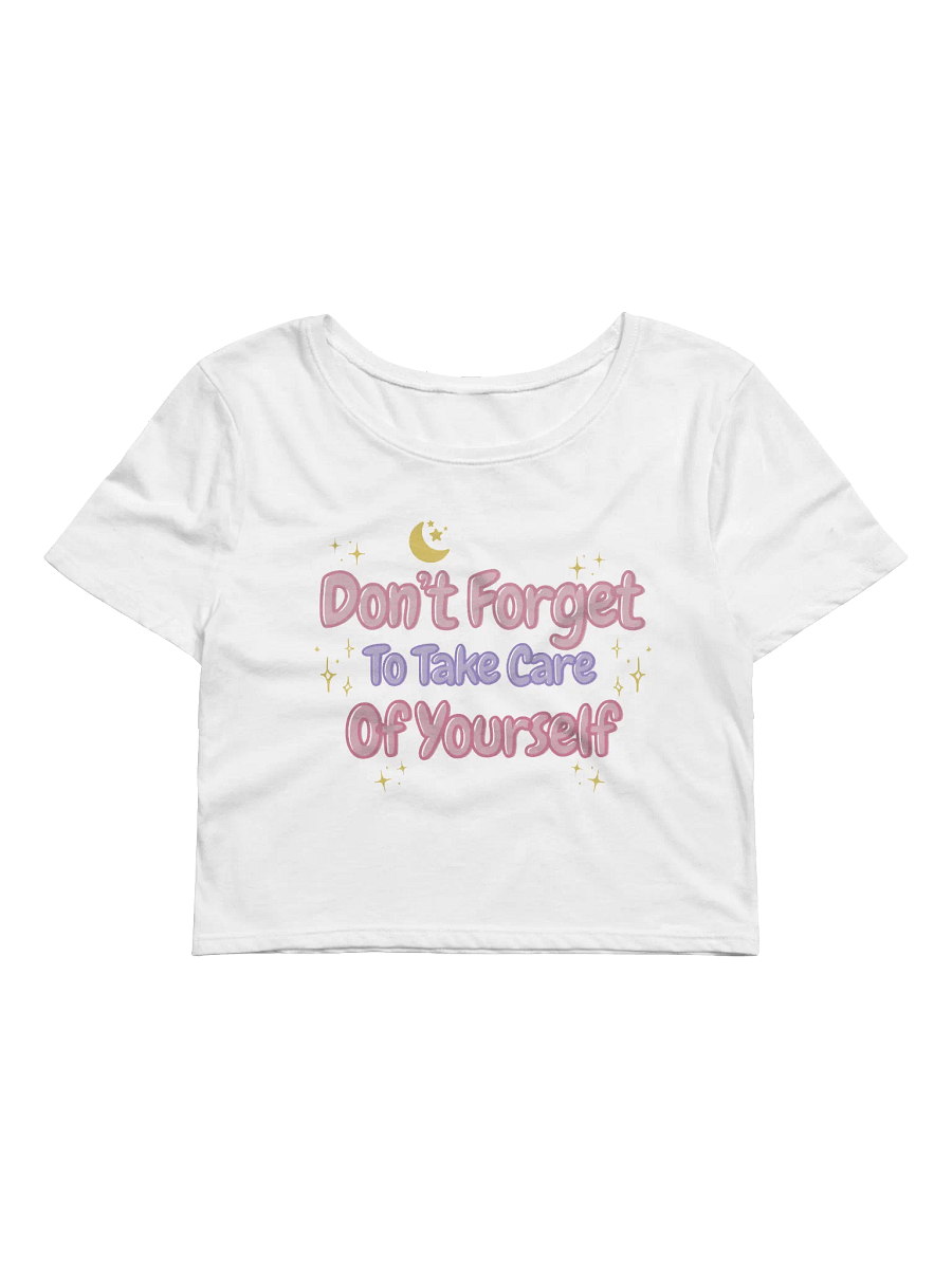 Whimsical Self-Care Crop Tee product image (1)