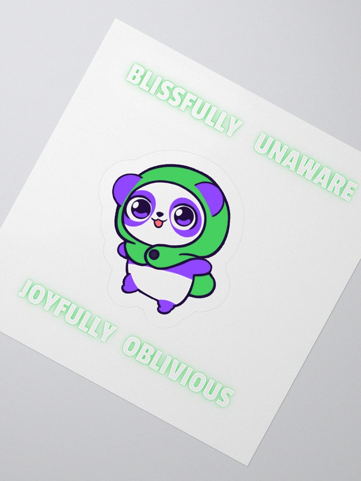 Blissfully Unaware Sticker product image (5)