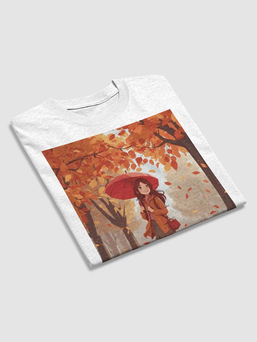Autumn Stroll Red Umbrella T-Shirt product image (19)