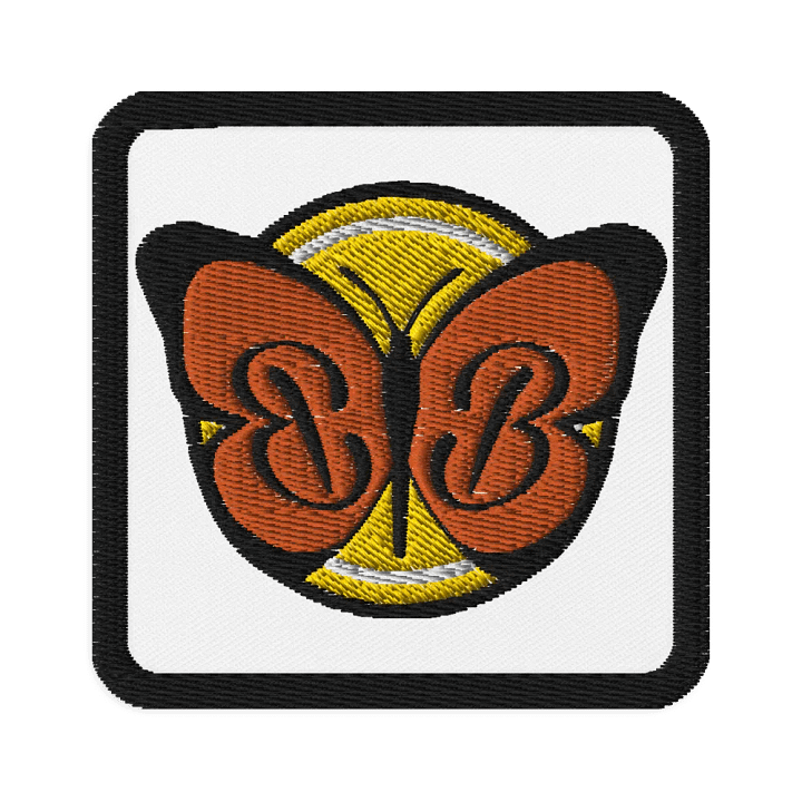ButterflyBeulah BB Monarch Logo Embroidered Patch product image (1)