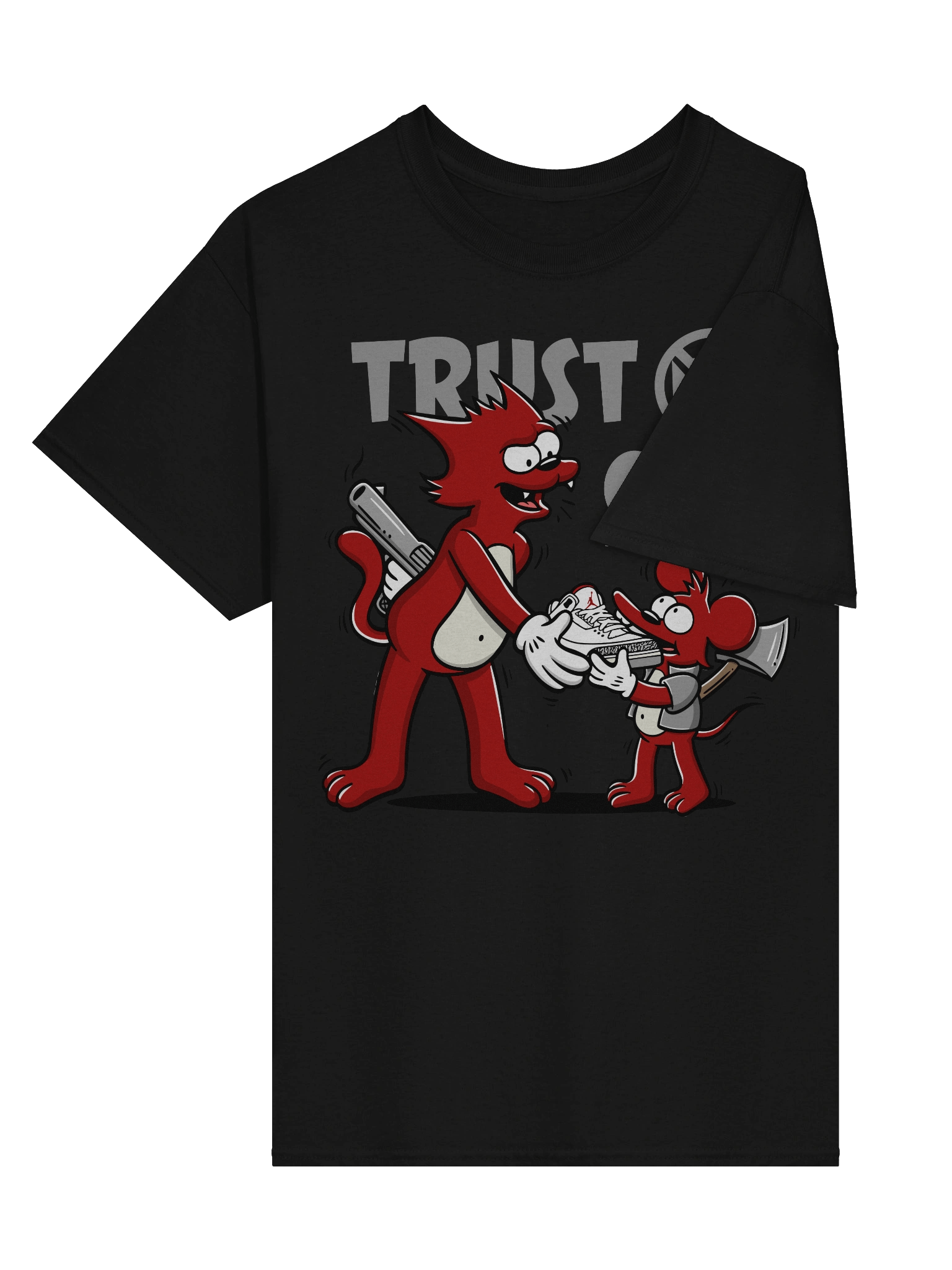 Trust No One Cartoon T-Shirt product image (3)