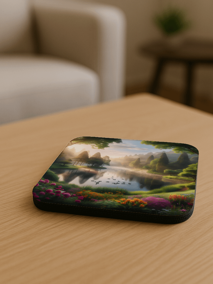Sunrise Whisper Cork Coaster product image (1)