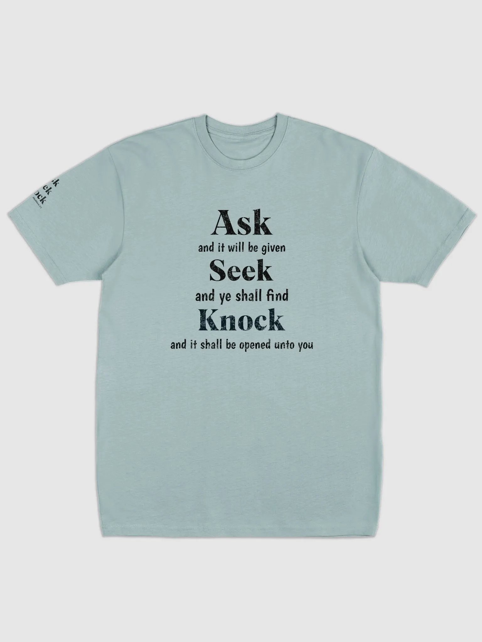 Ask ,Seek And Knock:Cotton Heritage Men's Premium Heavyweight product image (1)