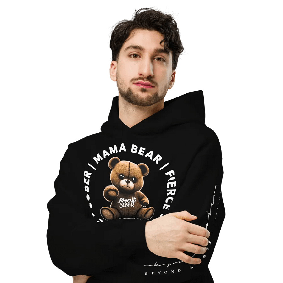 Sober Mama Bear: Fierce & Protective Hoodie product image (7)