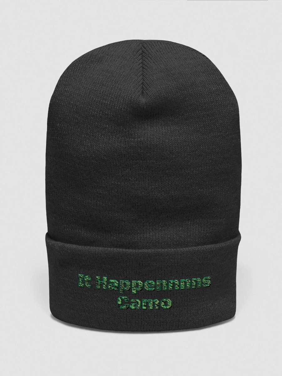 Cuffed Beanie - Embroidered - It Happennnns Camo product image (4)
