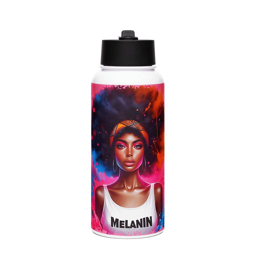 Melanin Magic Stainless Steel Water Bottle product image (1)