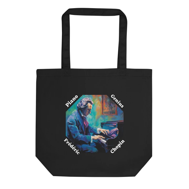 Frédéric Chopin [Playing Piano] - Piano Genius | Tote Bag product image (1)