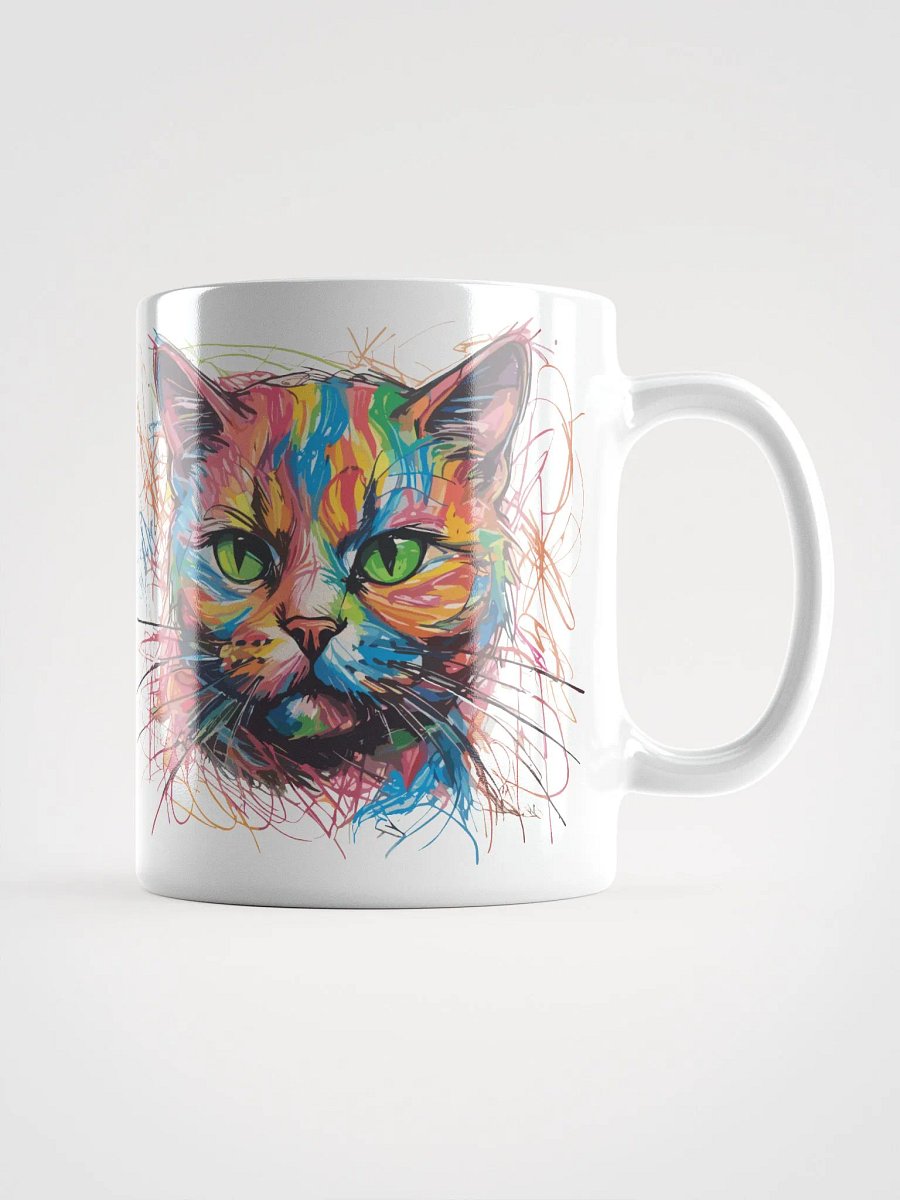 Graffiti Scribbles Cat 5 , Mug product image (2)