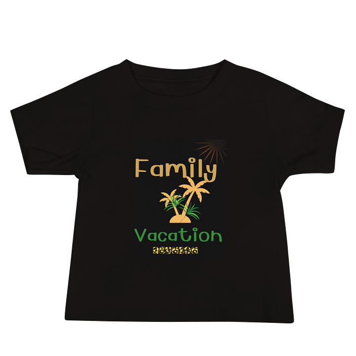 Sunny Family Vacation Baby Tee product image (2)