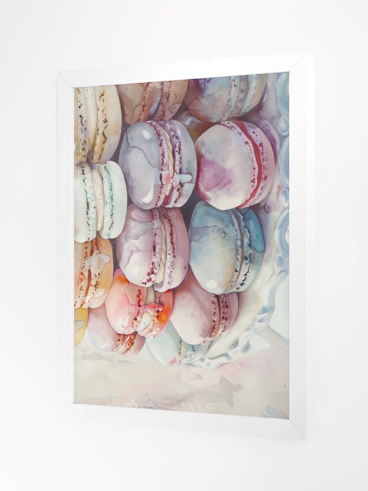 Pastel Macaron Delight Framed Poster product image (2)