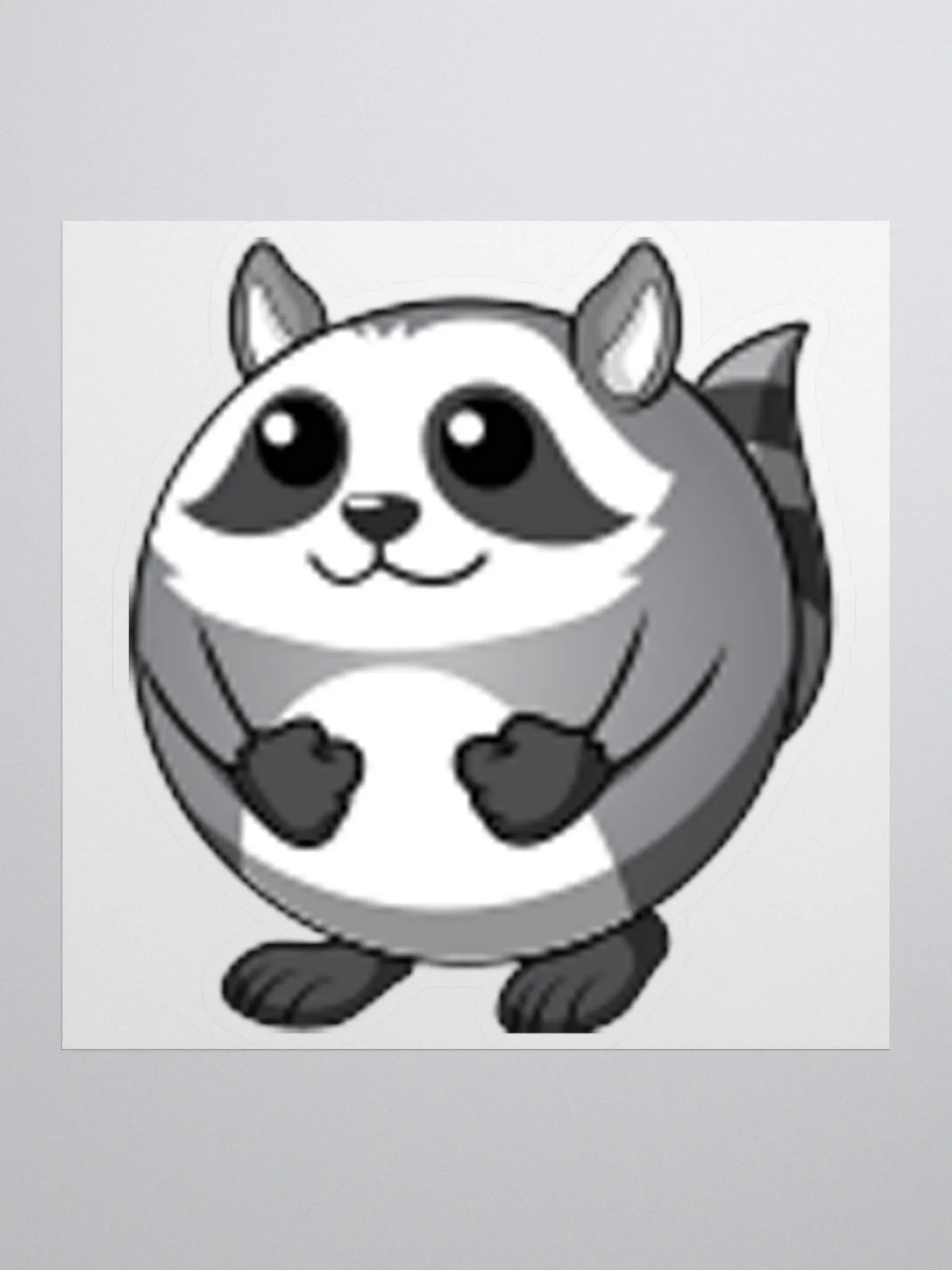 Raccoon Sticker product image (1)