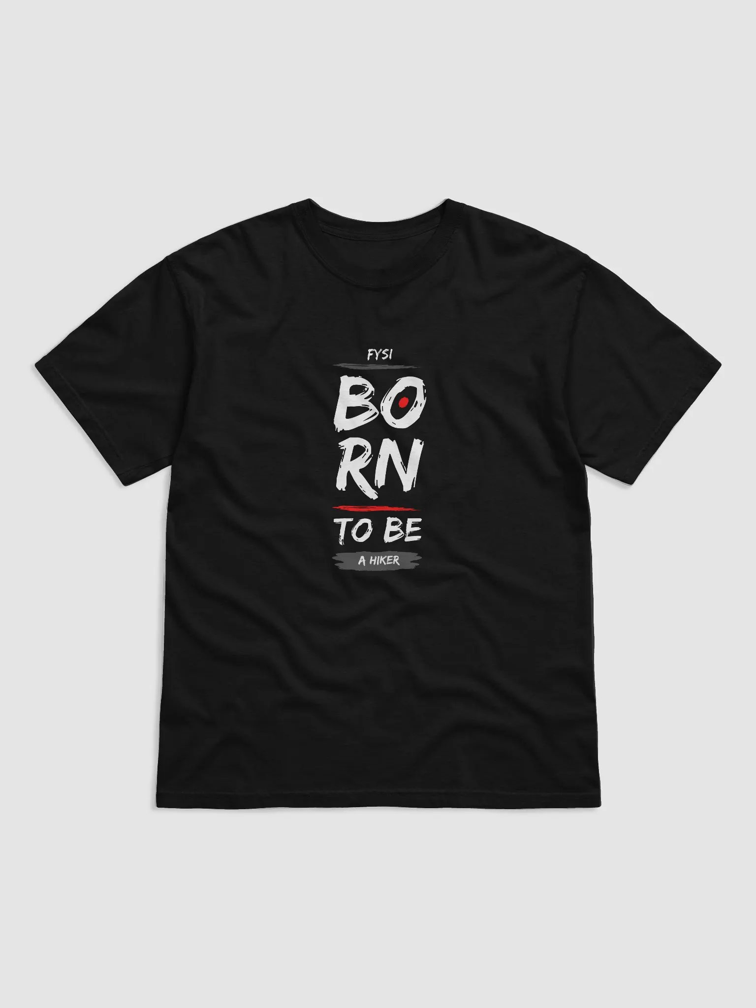 Born to Be a Hiker organic cotton t-shirt product image (1)