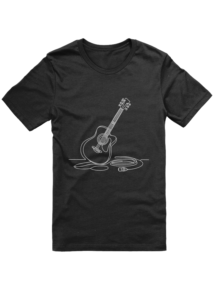 Guitar Line Art Design T-Shirt product image (101)