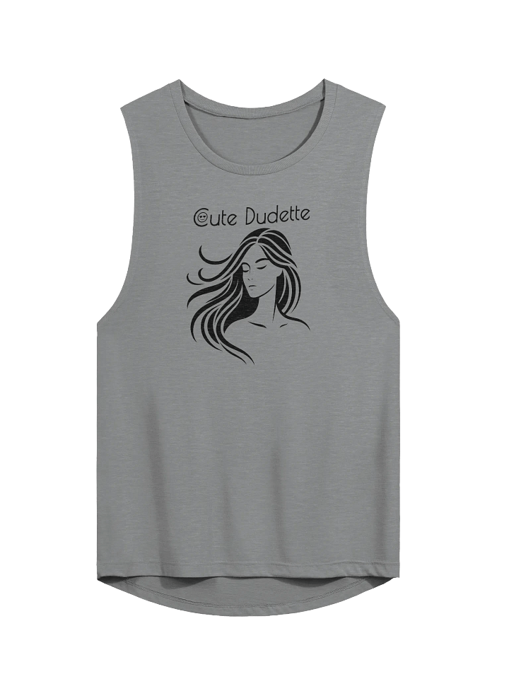 Cute Dudette Athletic Heather Muscle Tank product image (1)