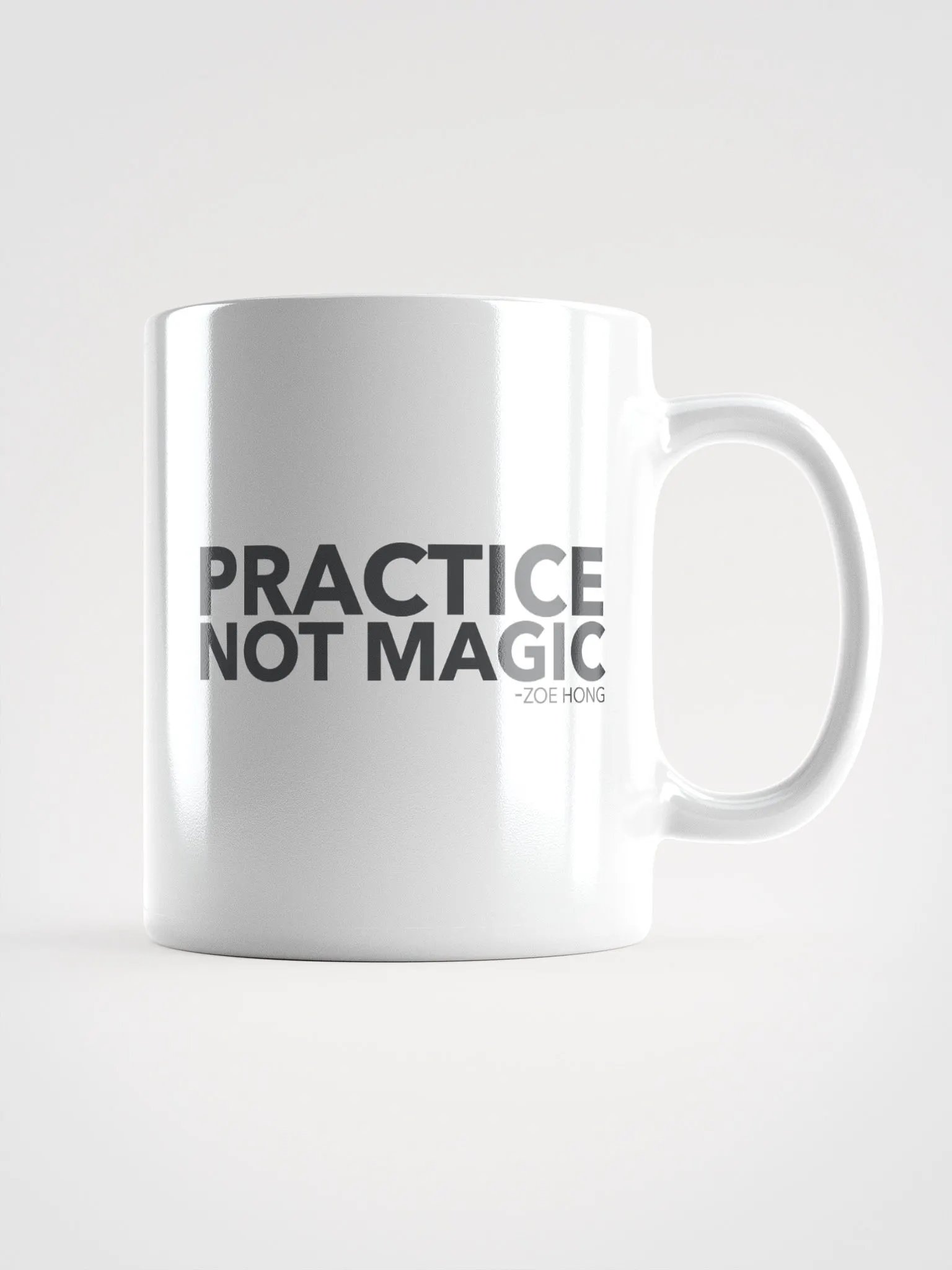Practice Not Magic Mug by Zoe Hong product image (1)