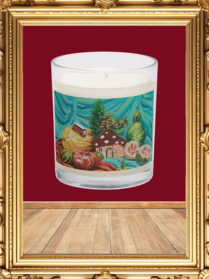 Whimsical Hedgehog Mushroom Sanctuary Candle product image (1)