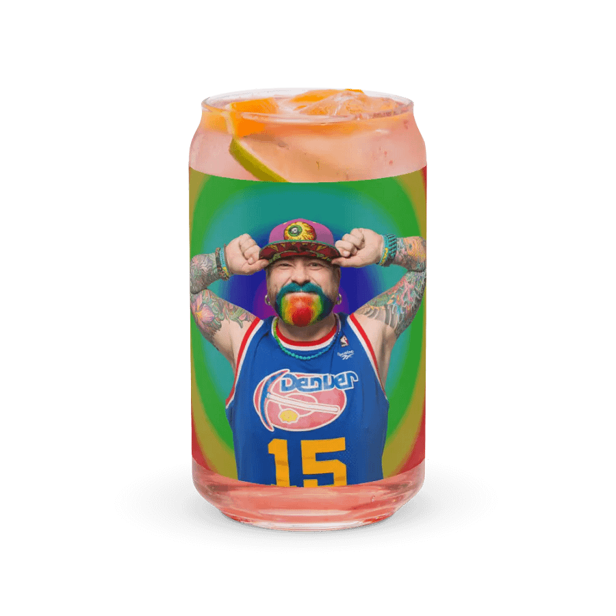RainbowBeard Looney Can-Shaped Glass product image (7)