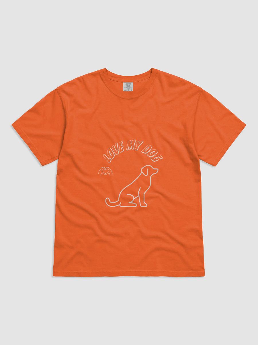 Love My Dog Heavyweight Cotton T-Shirt product image (6)