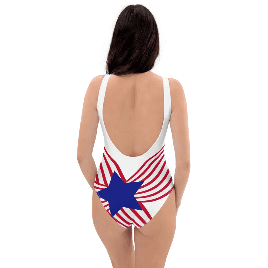 Old Glory Ribbons One-piece Swimsuit product image (10)