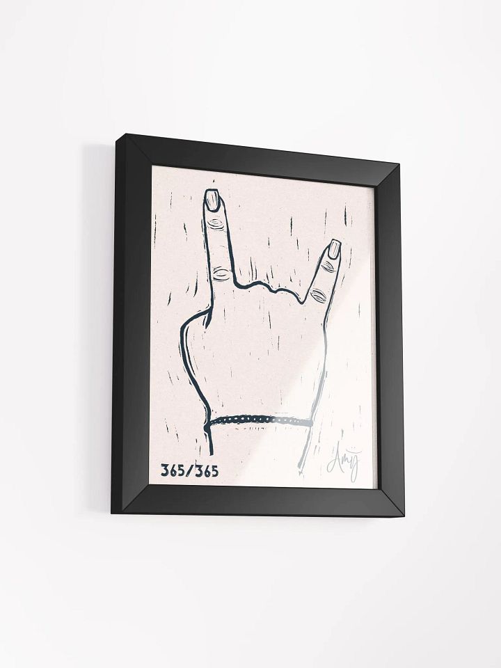 Linocut Rock On Art product image (9)