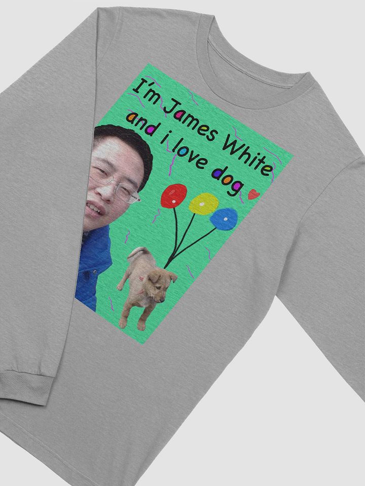Bella+Canvas Supersoft Long Sleeve T-Shirt: i love dog 2.0 product image (2)