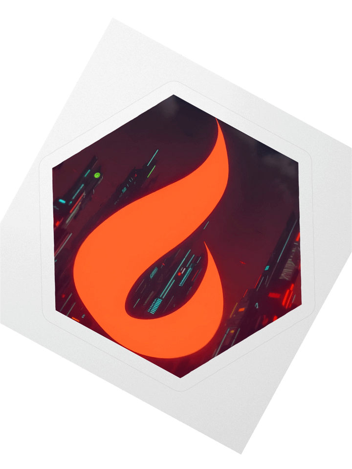 "Dystopian Burn" Sticker product image (5)