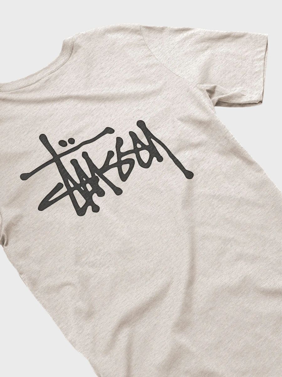 T-Shirt with Black Stüssy Logo product image (14)