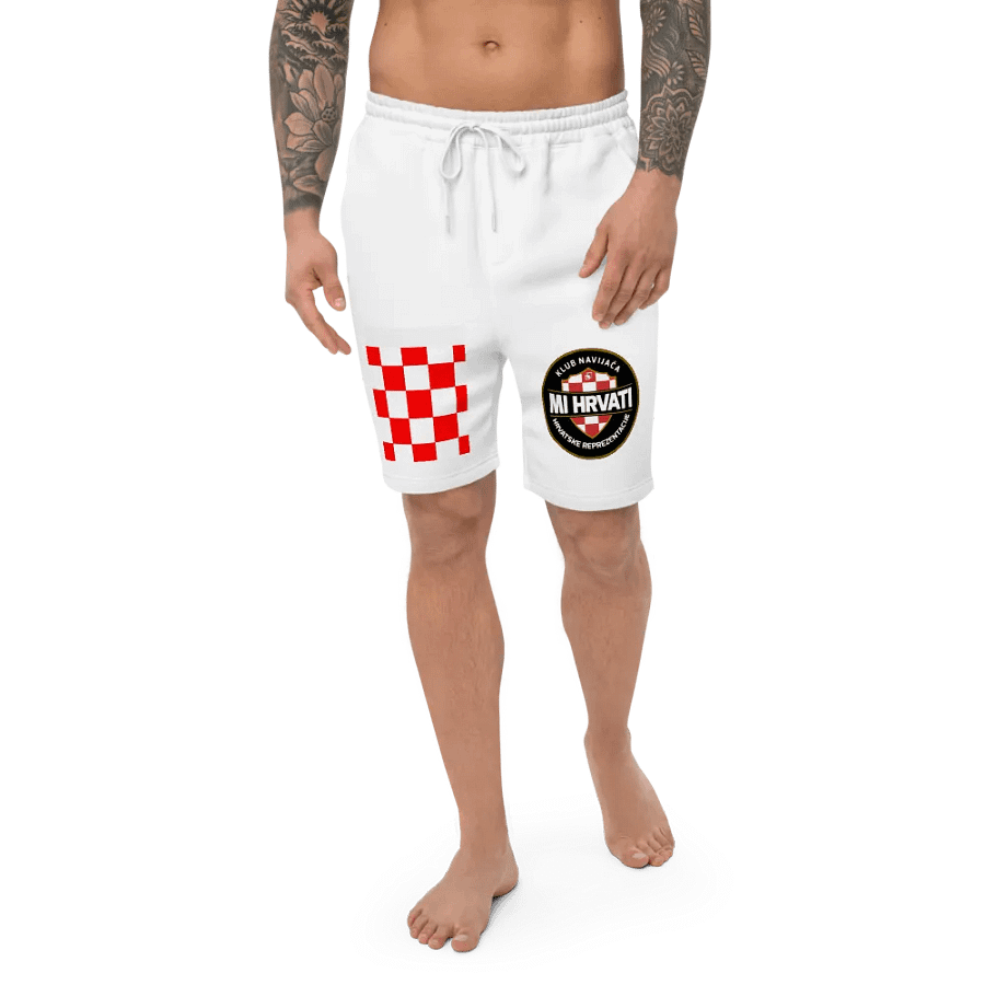 Men's Fleece Shorts Croatian Fun product image (1)