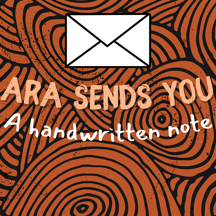 Handwritten Note From Ara product image (1)