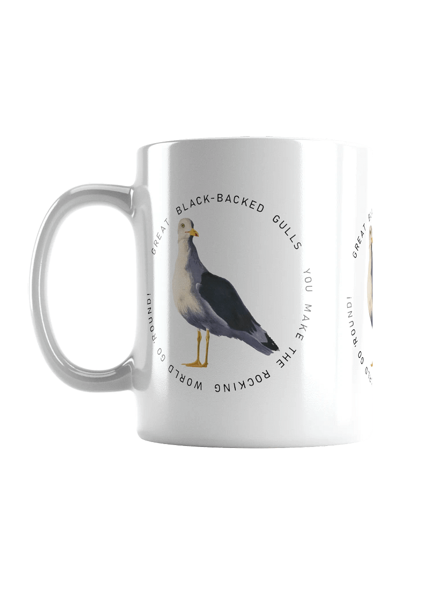 Black-Backed Gulls white mug product image (6)