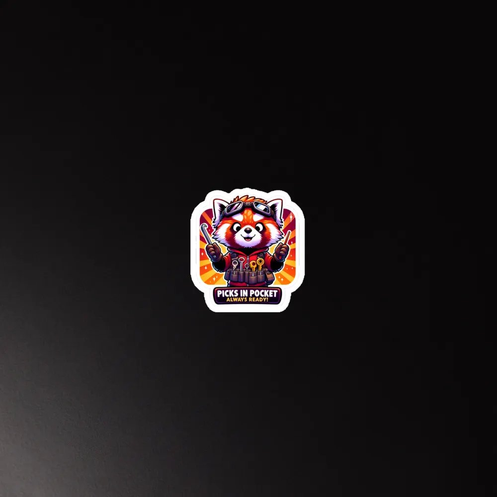 Cipher Panda Die Cut Magnet product image (5)