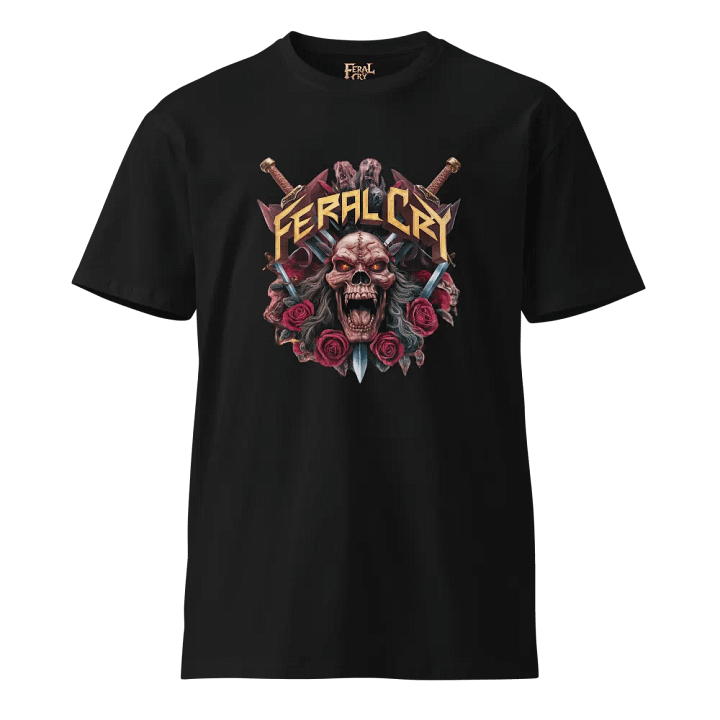 Sinister Skull and Roses Unisex T-Shirt product image (1)