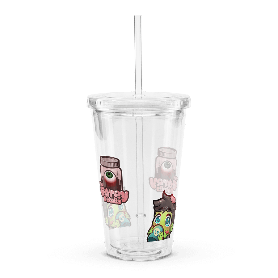 Double Wall Clear Plastic Tumbler (16 oz) product image (4)