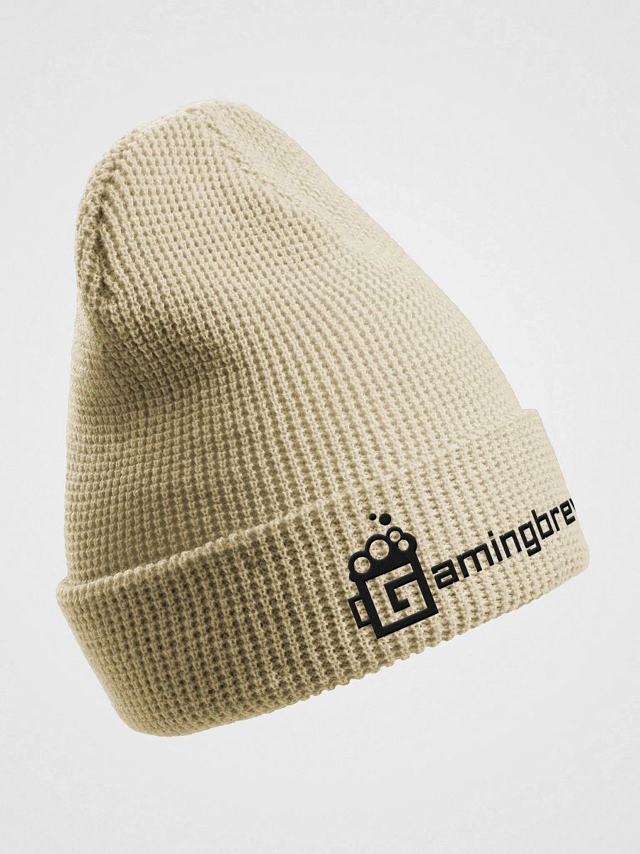 Gamingbrew Waffle Beanie (Black Text) product image (5)