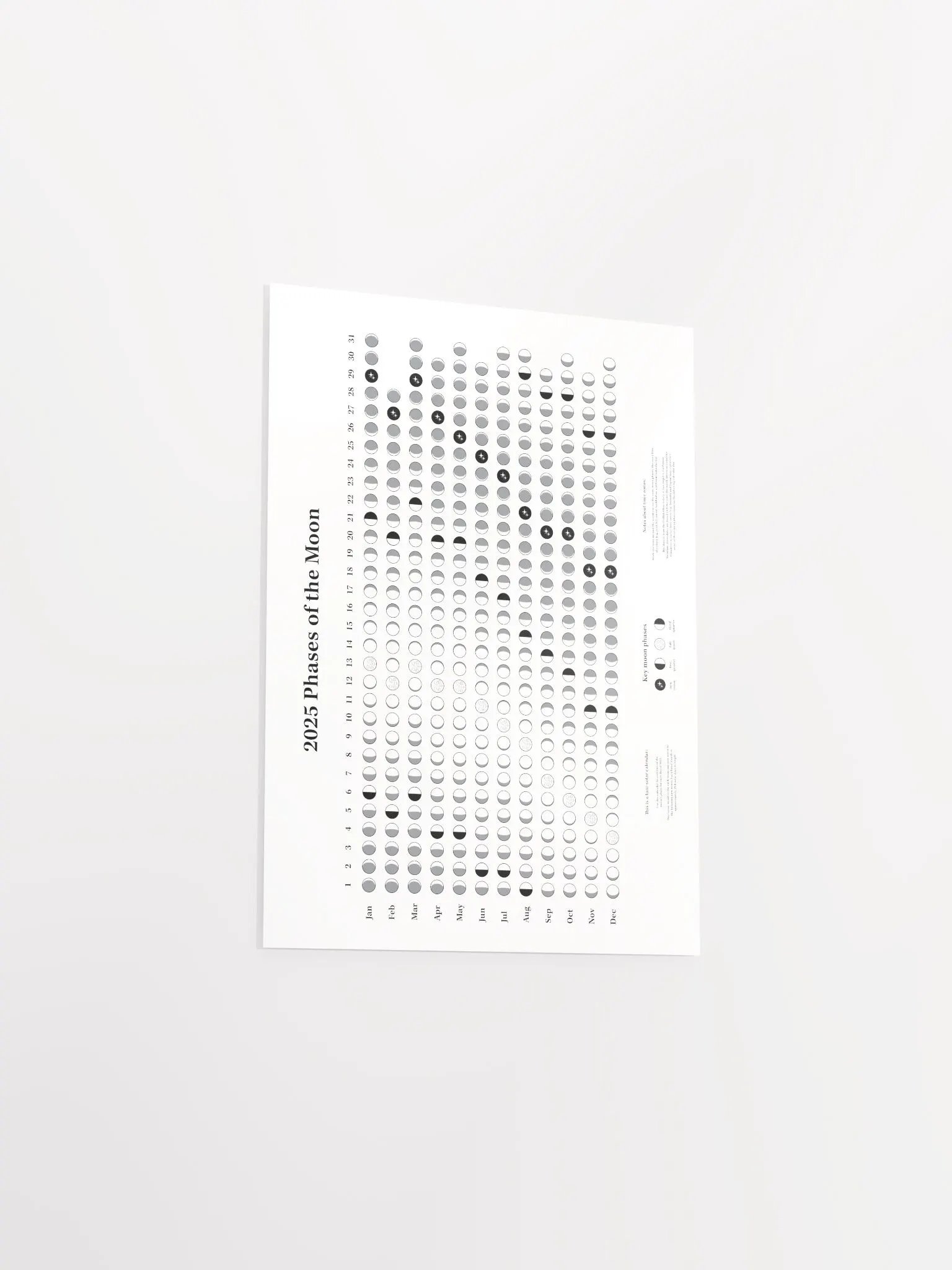 2025 Phases of the Moon - Poster product image (4)