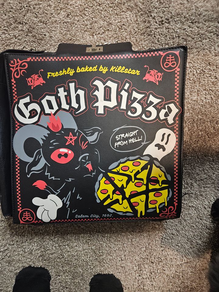 Killstar Goth Pizza Purse product image (1)