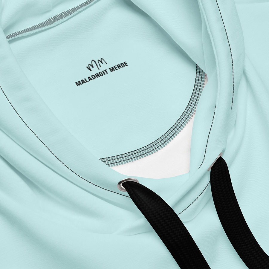 MALADROIT MERDE LIGHT BLUE HOODIE product image (4)