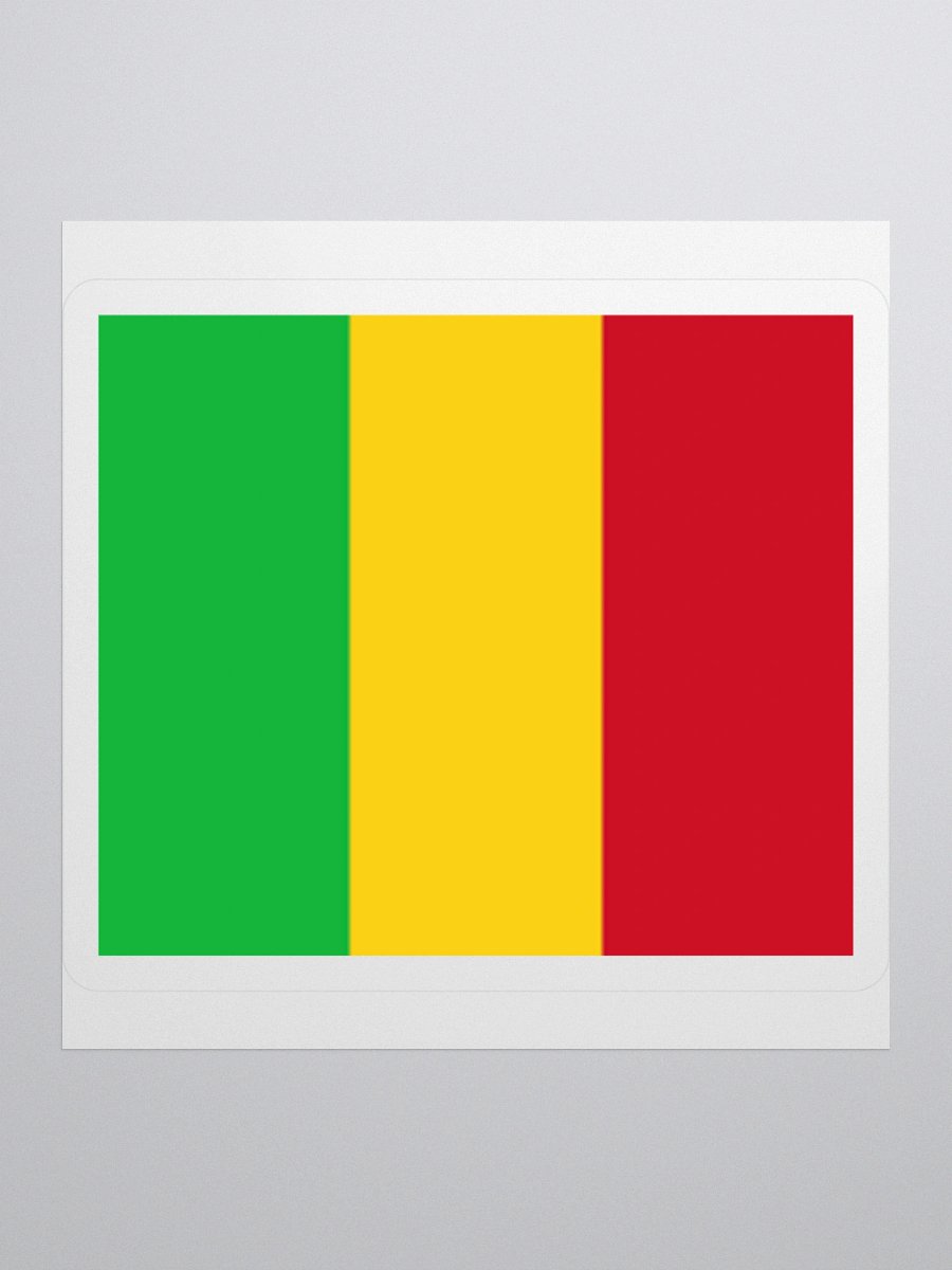 Mali National Flag Sticker - Exclusive Vinyl Design, Multiple Sizes product image (2)