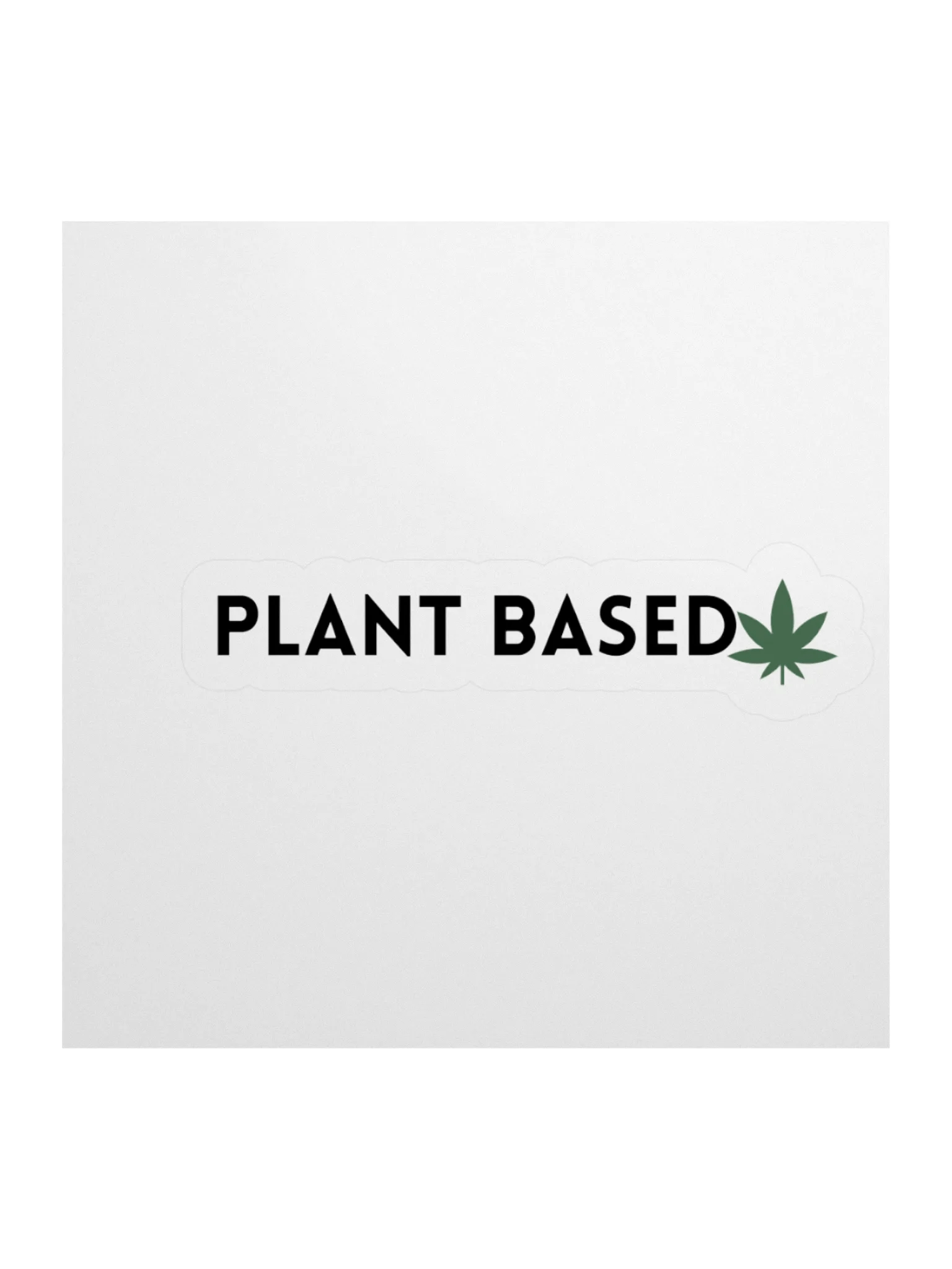 'plant based' sticker product image (1)
