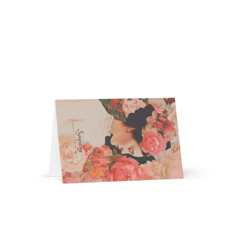 Vintage Blossom Botanicals Sympathy Card product image (6)