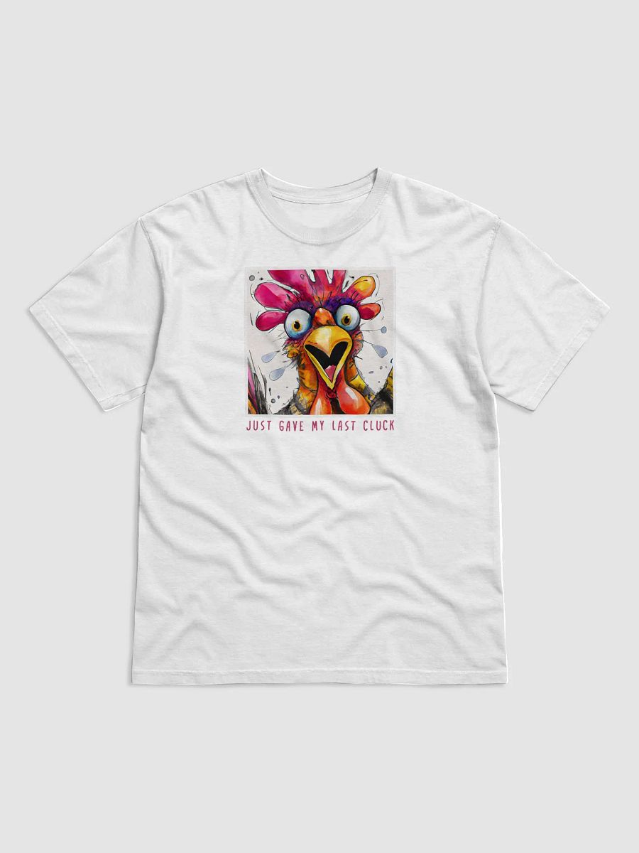 Crazy as cluck chicken comfort colors adult unisex tee product image (2)