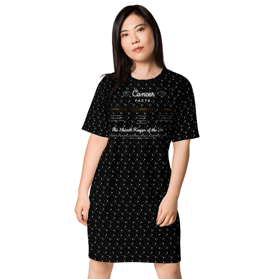 Cancer Zodiac 2025, Attributes Table, Tee Dress product image (1)