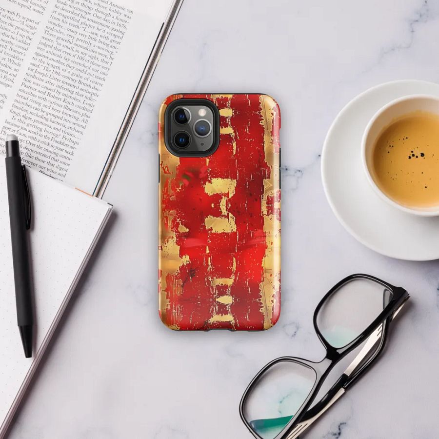 Ethereal Red and Gold Tough Case for iPhone® product image (31)