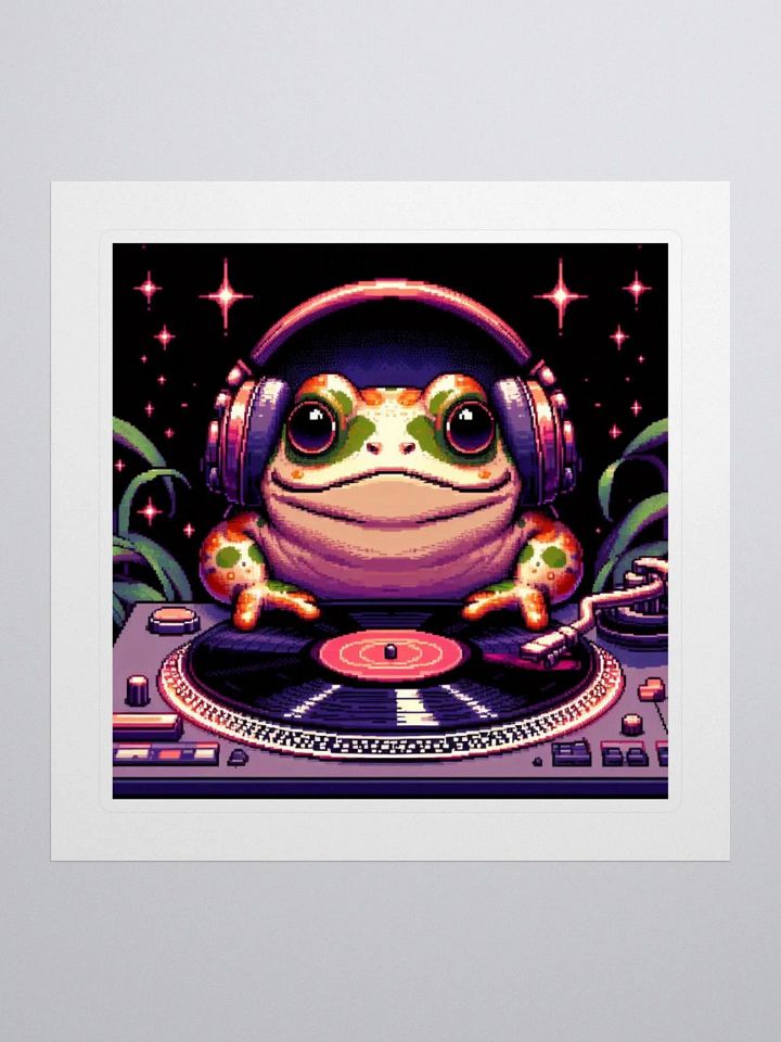 Frog DJ Sticker product image (1)