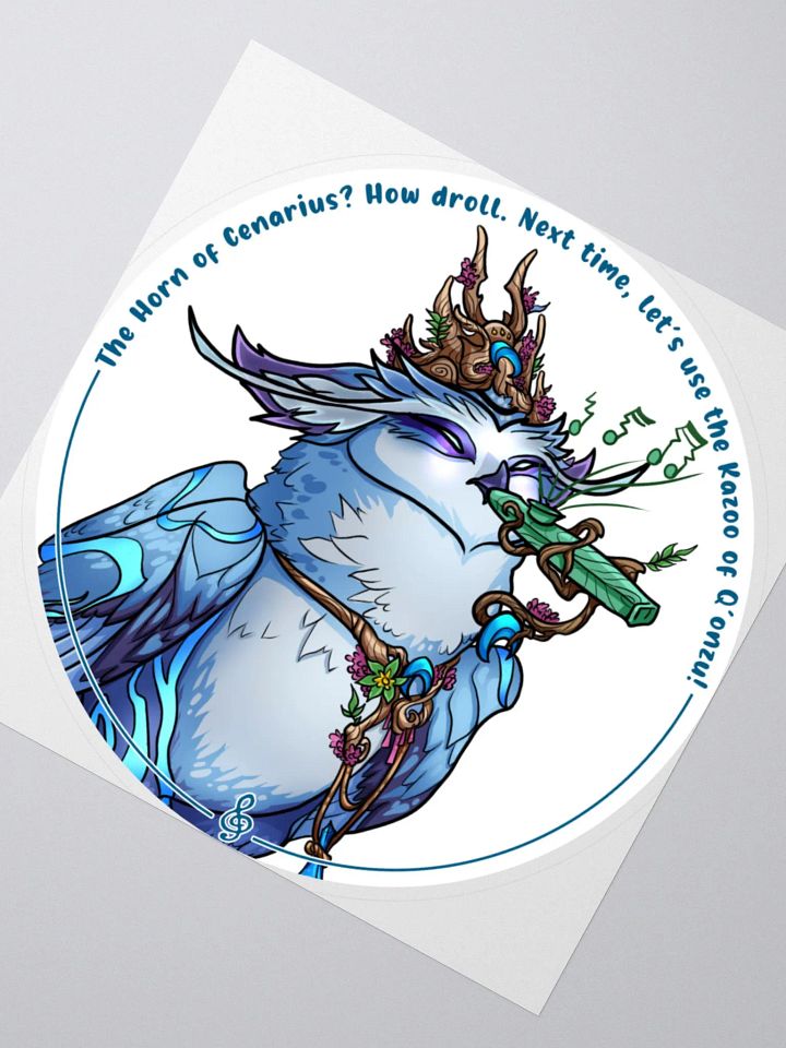 Kazoo of Q'onzu Sticker product image (2)