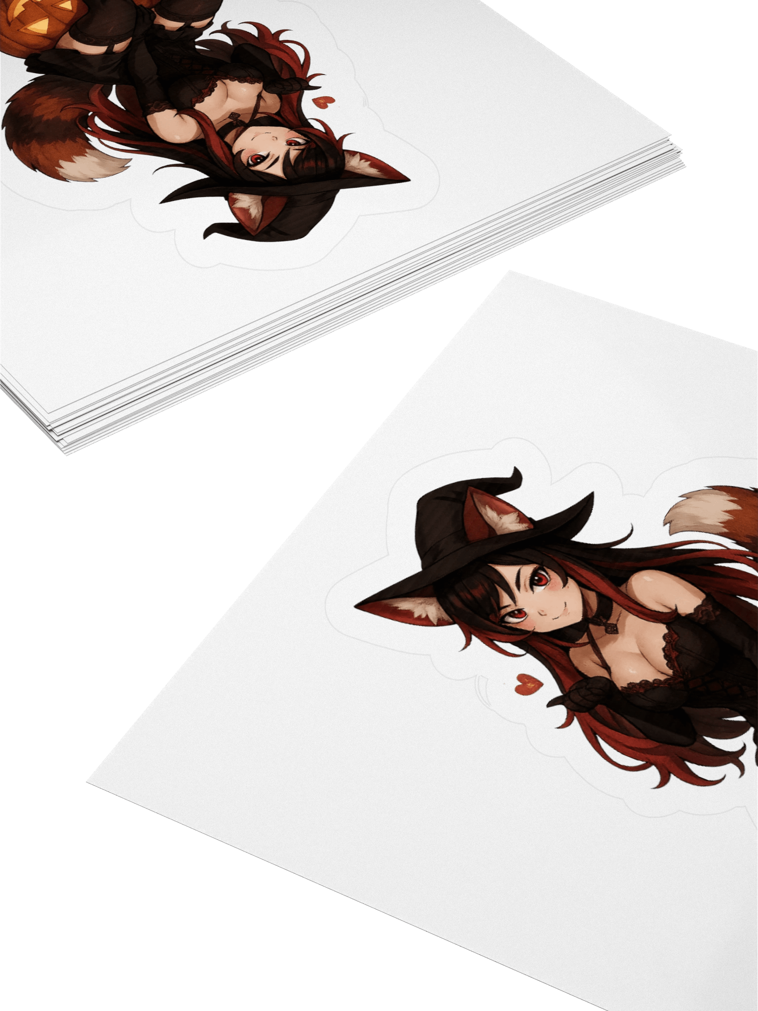 Pumpkin Witch Mika Halloween Sticker 🦊✨ product image (12)