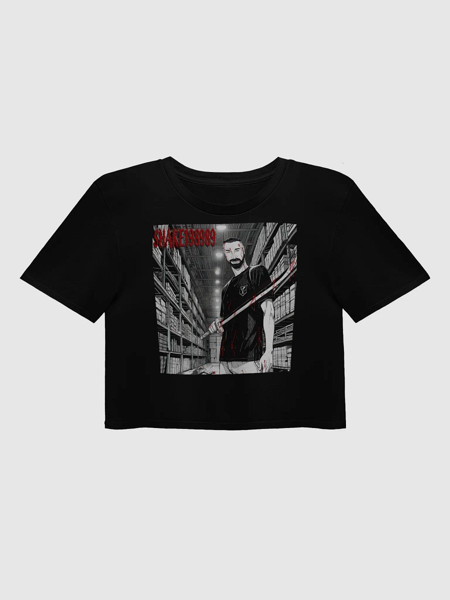 SHAKE198989 Distressed Red Crop Top product image (1)