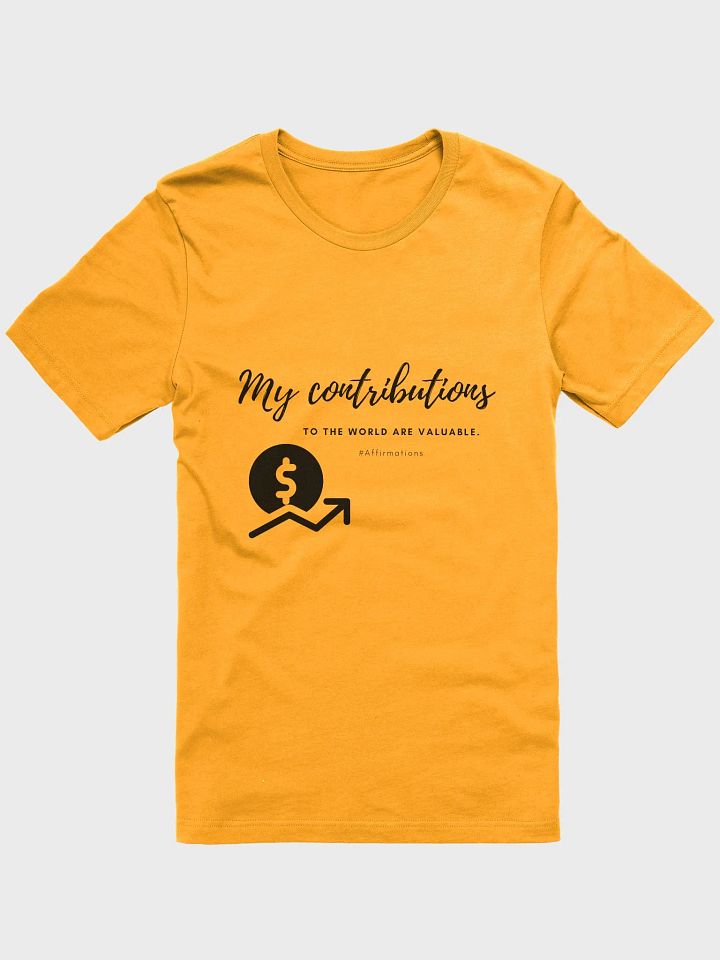 My contributions Dark Unisex Super soft T-Shirt product image (4)