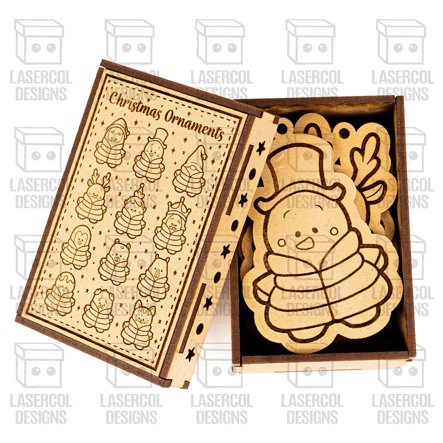 Christmas Ornaments Box - Laser Cut Files product image (3)